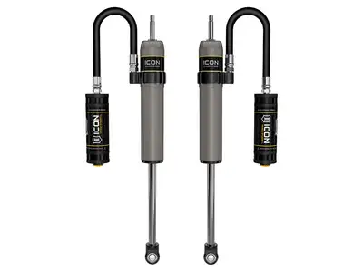 ICON Vehicle Dynamics ICON 2023-2025 Ford F-250/F-350 Super Duty 4WD, 4.5” Lift, Front, V.S. 2.5 Aluminum Series Shocks, Remote Reservoir, Pair