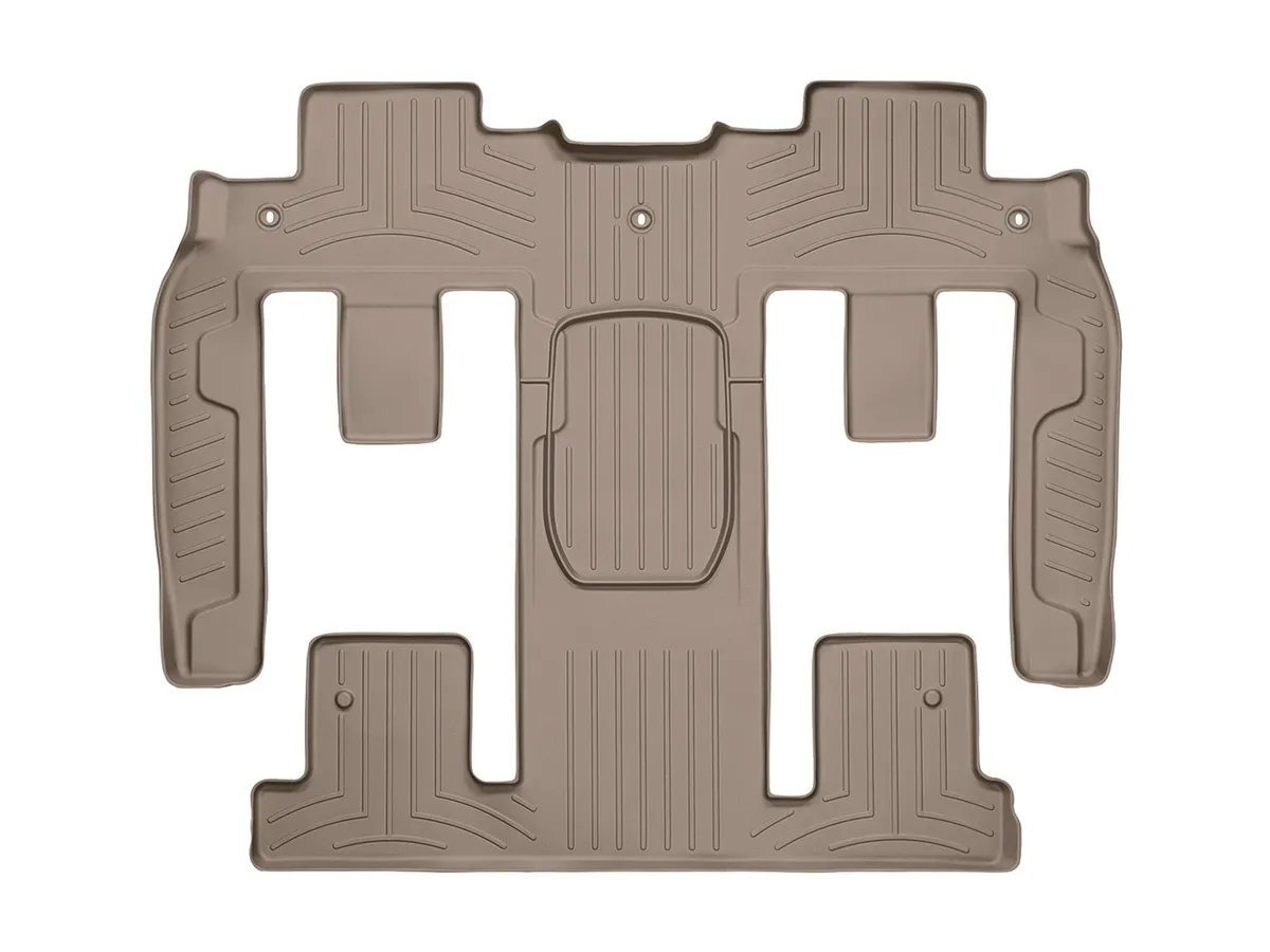 Weathertech TanRearFloorLinerBuickEnclave2011-2017Covers2ndand3rdrowfootareas