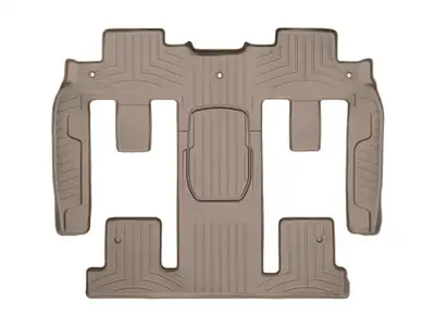 Weathertech TanRearFloorLinerBuickEnclave2011-2017Covers2ndand3rdrowfootareas