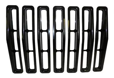 Crown Automotive Jeep Replacement RT Off-Road - Plastic Black Grille Insert Set