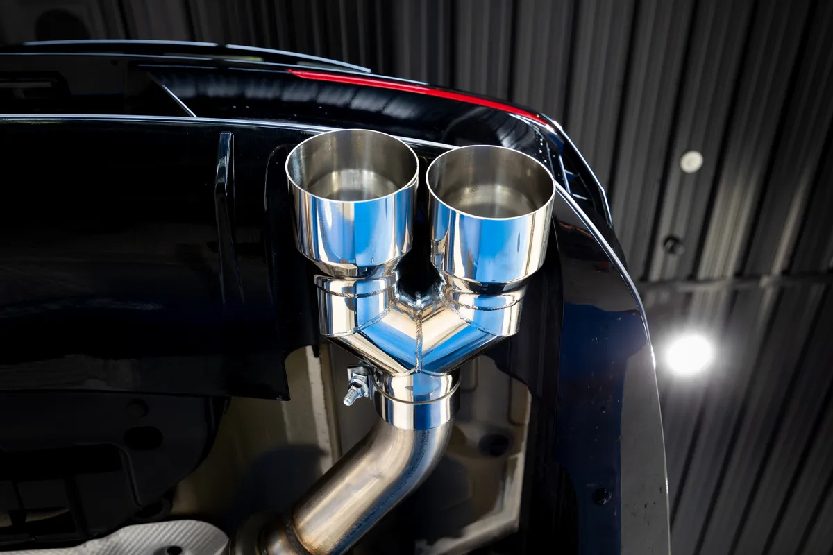 2021-Up Hyundai Elantra N-Line 1.6L Turbo Armor Lite 3 Inch Axle-Back Single Rear Exit with Dual Outlet Tip MBRP product image