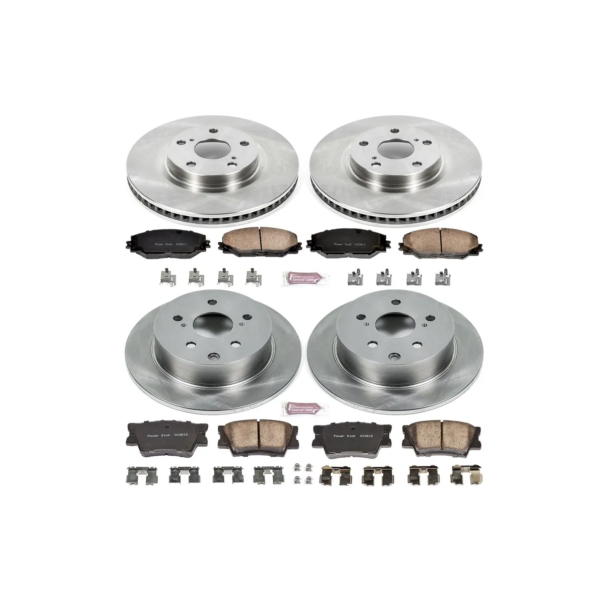Autospecialty Brake Kit fr 2009-2010 Pontiac Vibe 2009-2013 Toyota Matrix product image