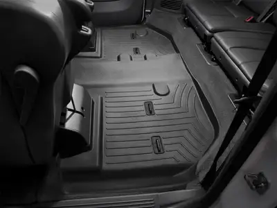 Weathertech 2011 + Chevrolet Suburban Black Rear FloorLiner 3rd row fits vehicles with bucket seats / 2011 + GMC Yukon XL Black Rear FloorLiner 3rd row fits vehicles with bucket seats / 2011 + Cadillac Escalade ESV Black Rear FloorLiner 3rd row
