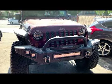 Xprite American Flag Grille Insert for 2007-2018 Jeep Wrangler JK product image