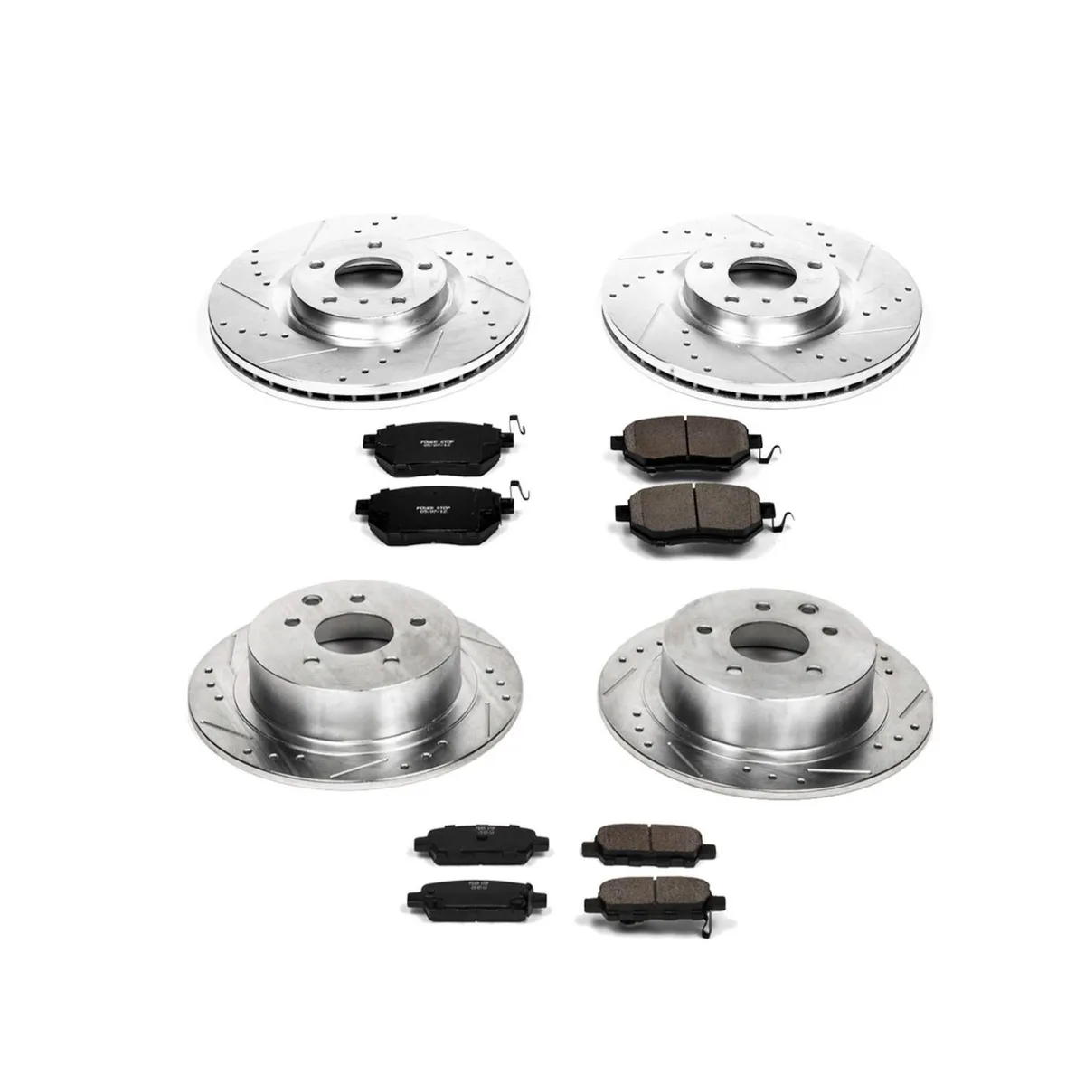 Z23 Evolution Sport Upgrade Kit: Drilled/Slotted Rotors; Carbon-Fiber Ceramic Pads W/Hardware product image