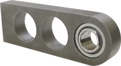 Borgeson Borgeson - Steering Shaft Support - P/N: 670600 - Steering shaft support bearing. Billet steel. 6 in. Long cut and weld style. Supports all 3/4 in. splined and Double-D steering shaft.