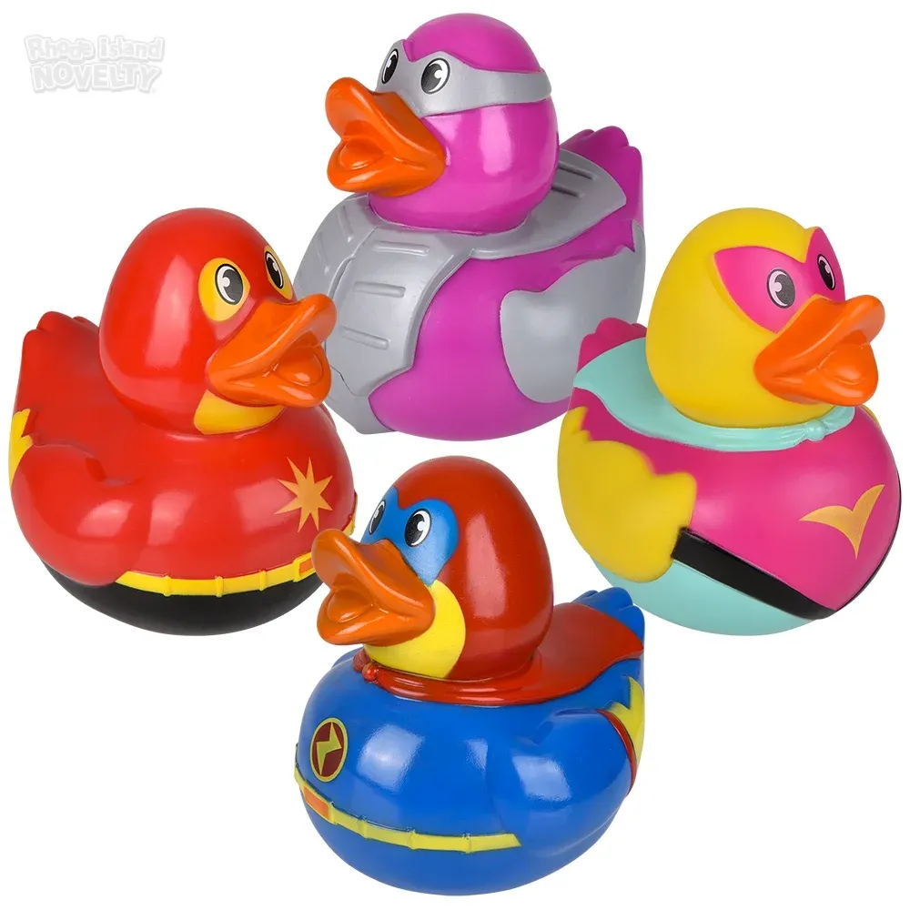 Big Superhero Rubber Duckies 6\" product image