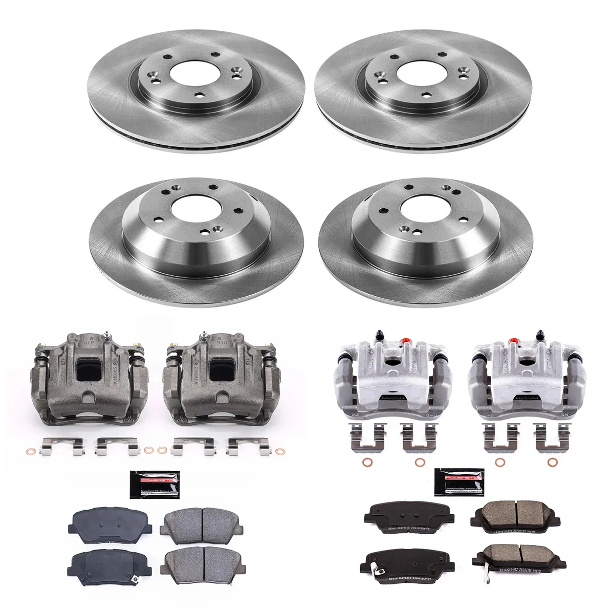 Z17 Direct Replacement Kit: Rotors; Ceramic Pads; Calipers product image