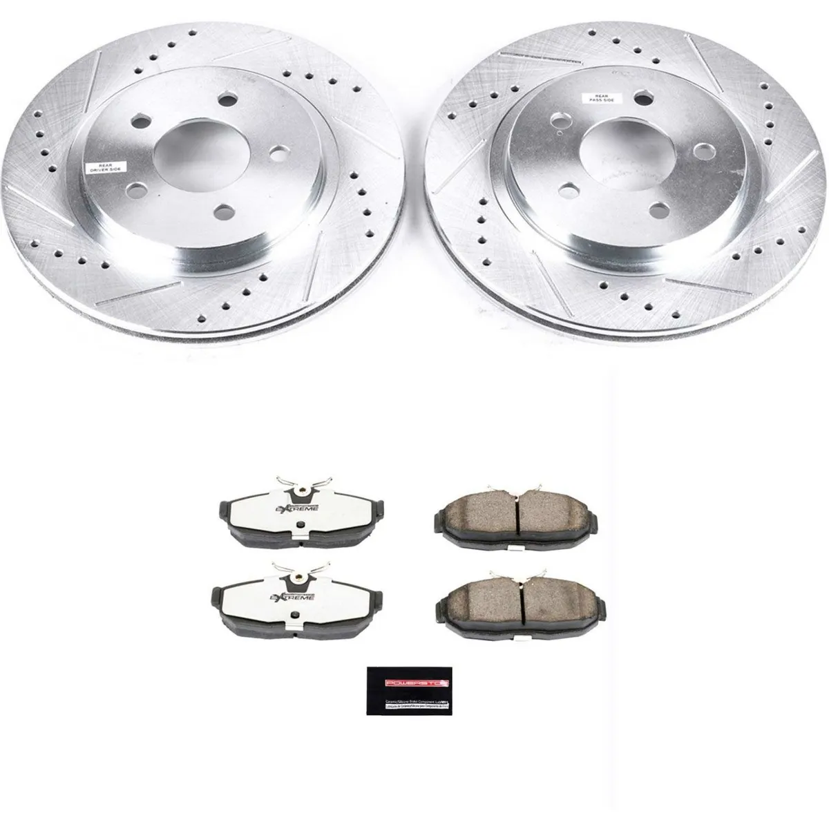 Z26 Street Warrior Upgrade Kit: Drilled/Slotted Rotors; Carbon-Fiber Ceramic Pads W/Hardware product image