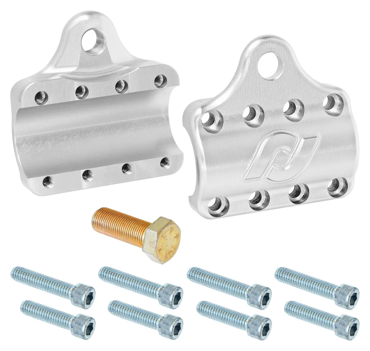 Currectlync Ram Assist Tie Rod Clamp Bracket 7075-T6 Billet Aluminum For 42mm/1 5/8 Inch Tube RockJock 4X4 product image