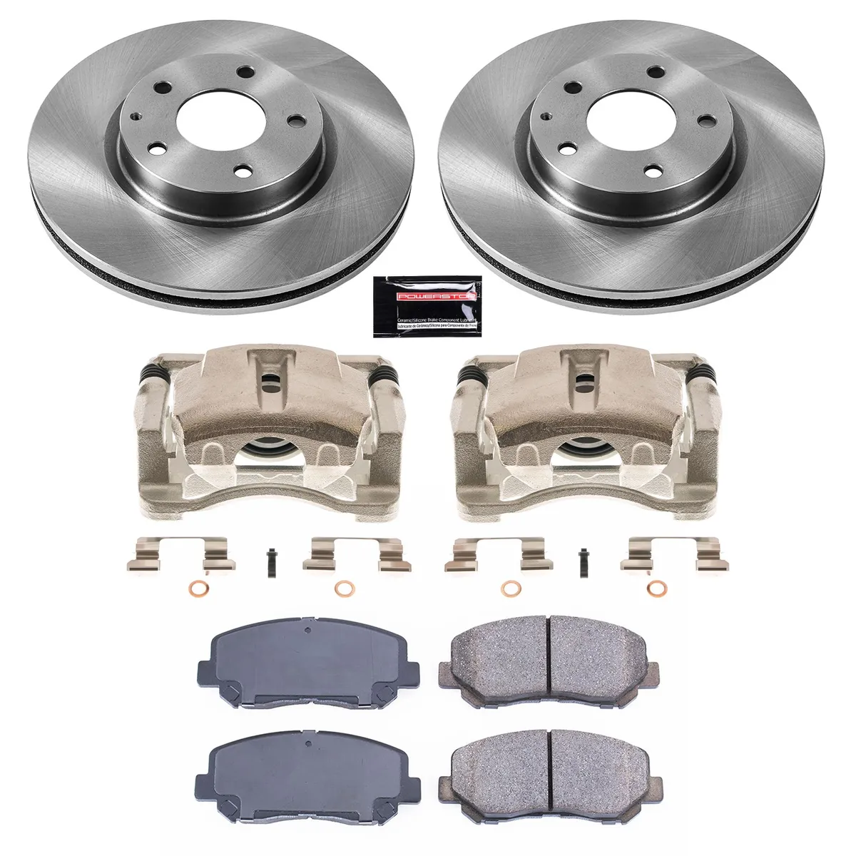 Z17 Direct Replacement Kit: Rotors; Ceramic Pads; Calipers product image