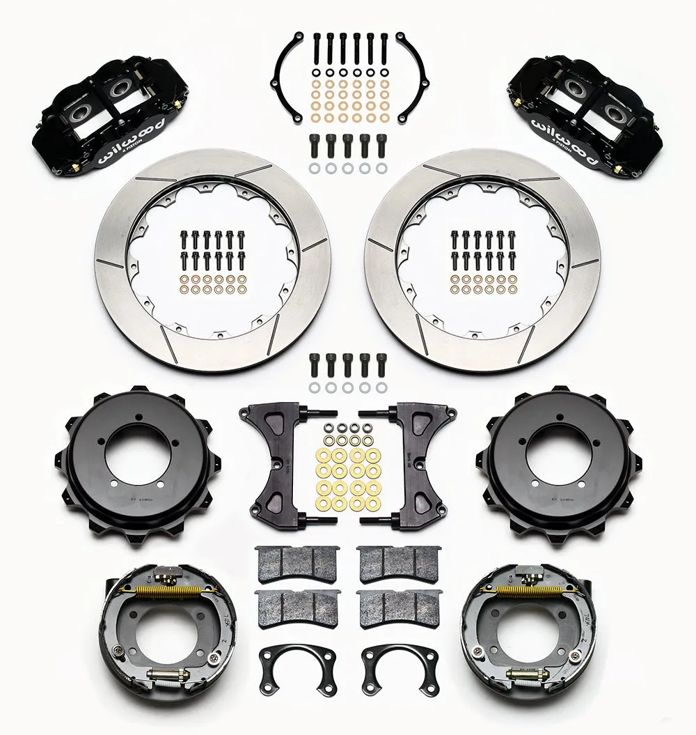 Wilwood Brakes Forged Narrow Superlite 4R Big Brake Rear Parking Brake Kit - 140-11877