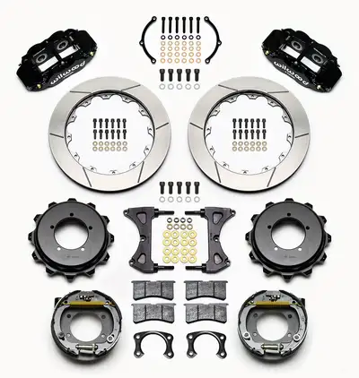 Wilwood Brakes Forged Narrow Superlite 4R Big Brake Rear Parking Brake Kit - 140-11877