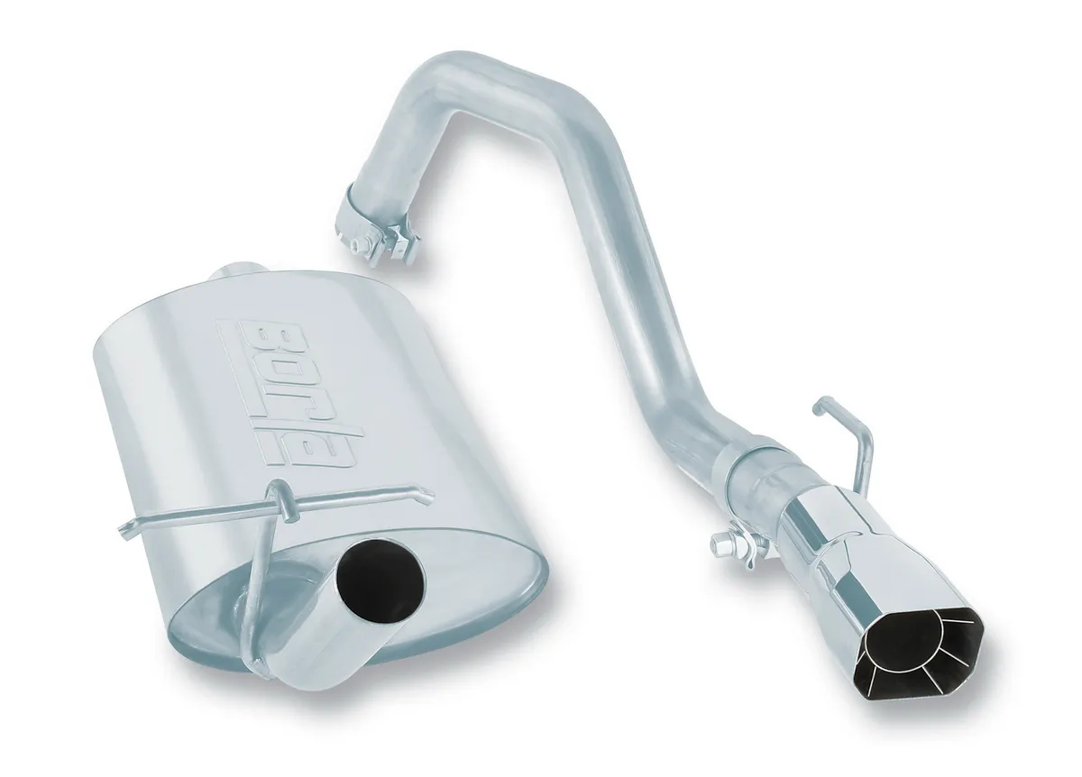 Touring Cat-Back Exhaust System 2.25 in. Into 2 in. Incl. TubingMufflerMtg. Hardware2.75in.x2.5in. Squarex6.5in. Long Single Angle-Cut Intercooled Tip SingleRightRearExit product image