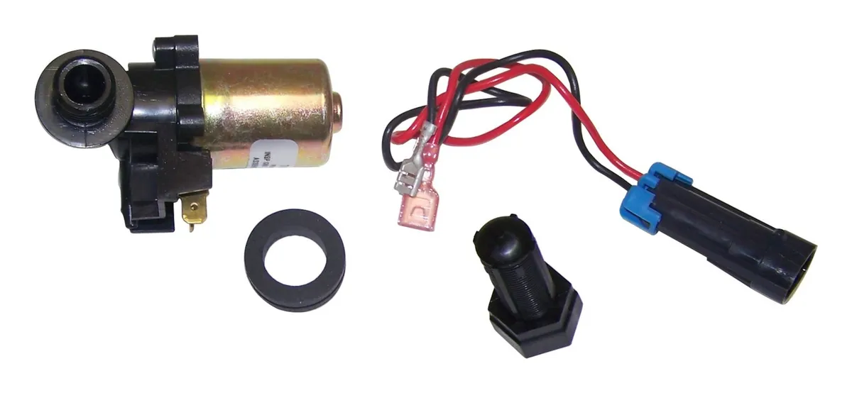 Crown Automotive Jeep Replacement 55154613 Windshield Washer Pump for Jeep 91-96 XJ Cherokee (Front) 95-96 XJ (Rear) product image