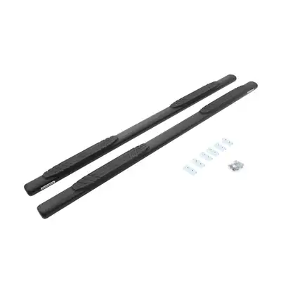 Go Rhino Universal 4in 67in Long Black Side Bars OE Xtreme Sidesteps Textured Black (Brkt Sold Sep)