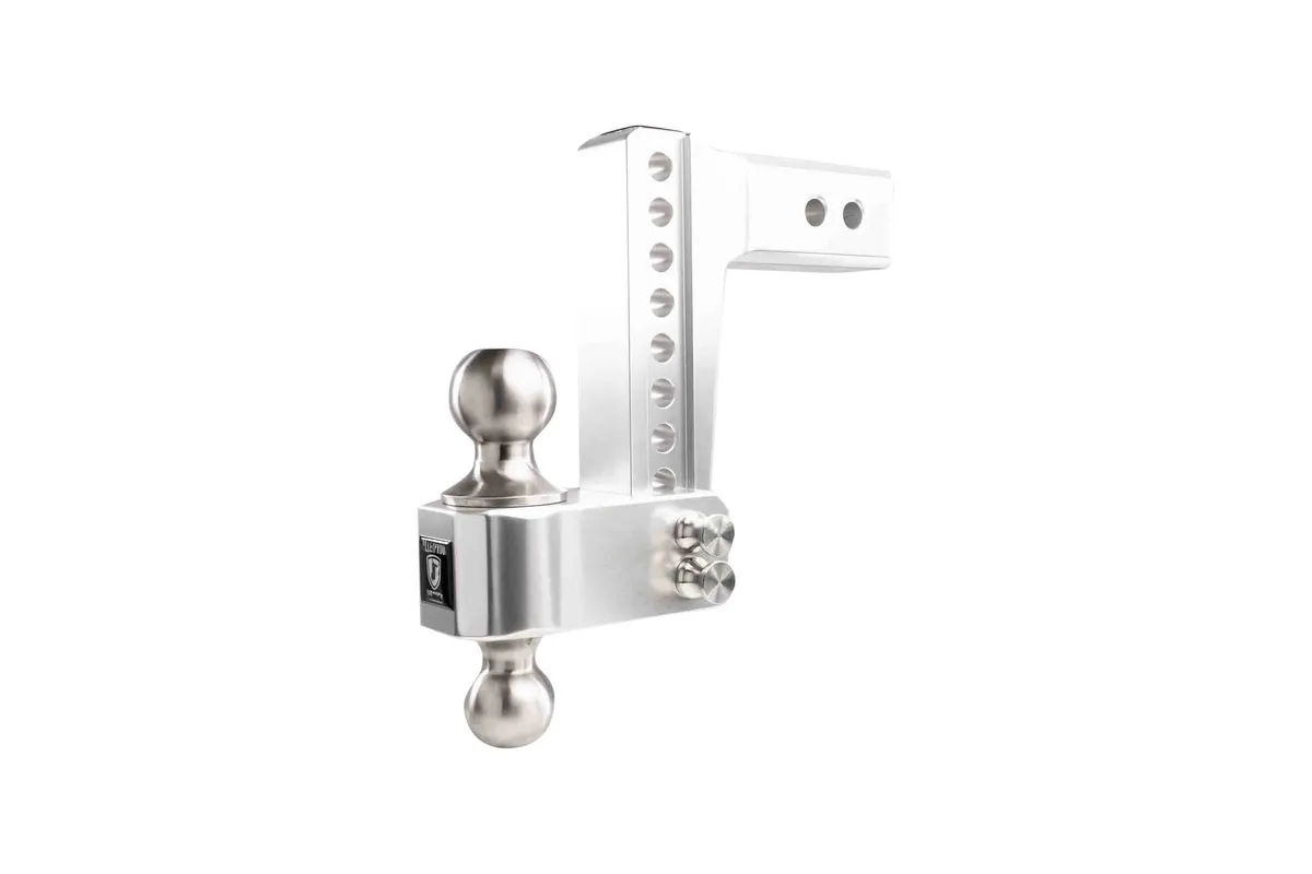 2.5" Aluminum Medium Duty Hitch 6" Drop/Rise w/ Stainless Steel Dual Ball product image