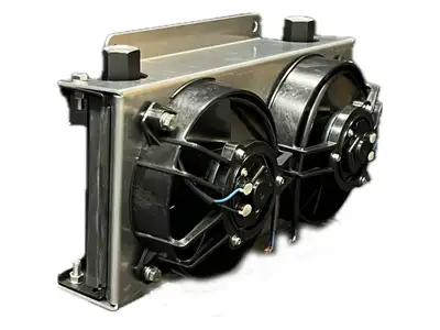 Fluidyne Oil Cooler Stacked Plate 13in x 7.70in x 2in