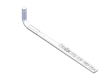 Husky Towing Husky Towing 31519 Replacement Rnd Spring Bar For Husky Wt Dist System 400 to 600 LB Tong W/Chain