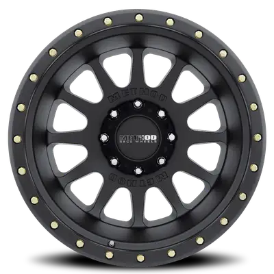 Method Race Wheels Aluminum Wheels 20x10 NV MR605 Bolt Pattern 8 On 180 Offset -24 Matte Black MB Method