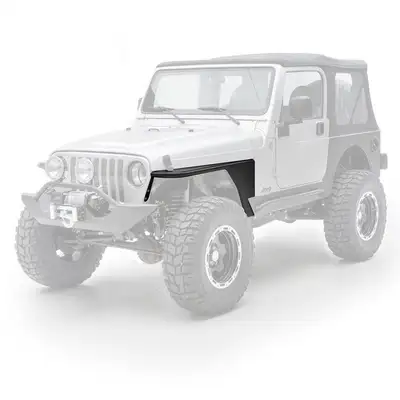 Smittybilt 9706 Wrangler Tj/Lj 2DR Xrc Armor Front Tube Fenders; Black Textured