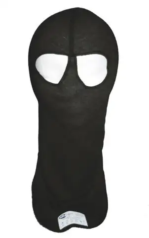 PXP Racewear Head Sock Black Dual Eyeport 2 Layer