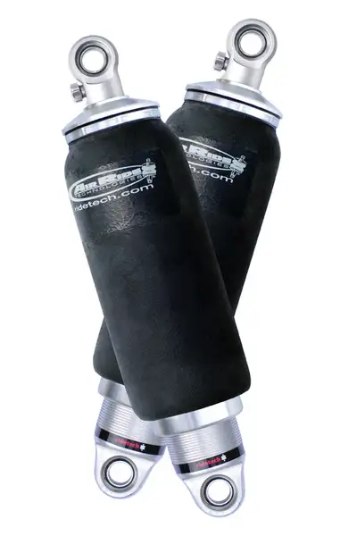 Ridetech Rear HQ Shockwaves 8000 Series W/ 5.2 Inch Stroke And 1.7 Inch Eye Pair Of Rebound Adjustable Shock waves 5 Inch Rolling Sleeve W/ 1/4 Inch Fittings And Bearing Spacers 1/2 Inch And 5/8 Inch 11.85 Inch X 16.4 Inch W/ A 14 -14.5 Inch Ride Height Ridetech