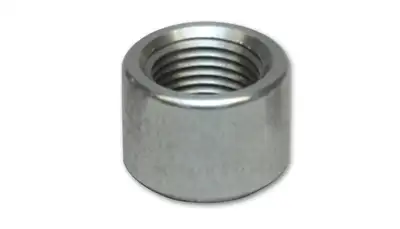 Vibrant Performance Vibrant Performance - 11162 - Female -8AN Aluminum Weld Bung (3/4 in. - 16 Thread, 1 in. Flange OD)