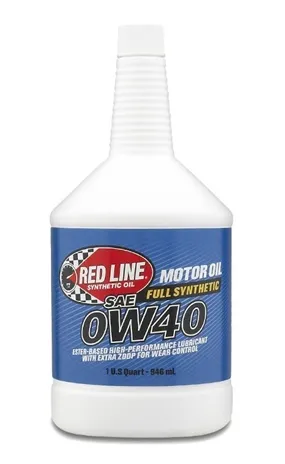 0W40 Synthetic Motor Oil 1 Quart Red Line Oil product image