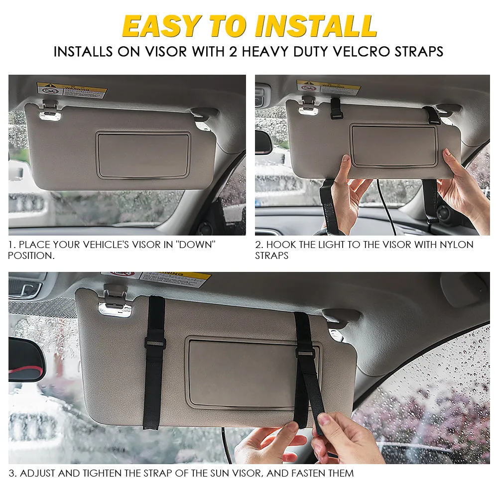 Windshield Visor 48 LED Strobe Lights | Decoy Series product image