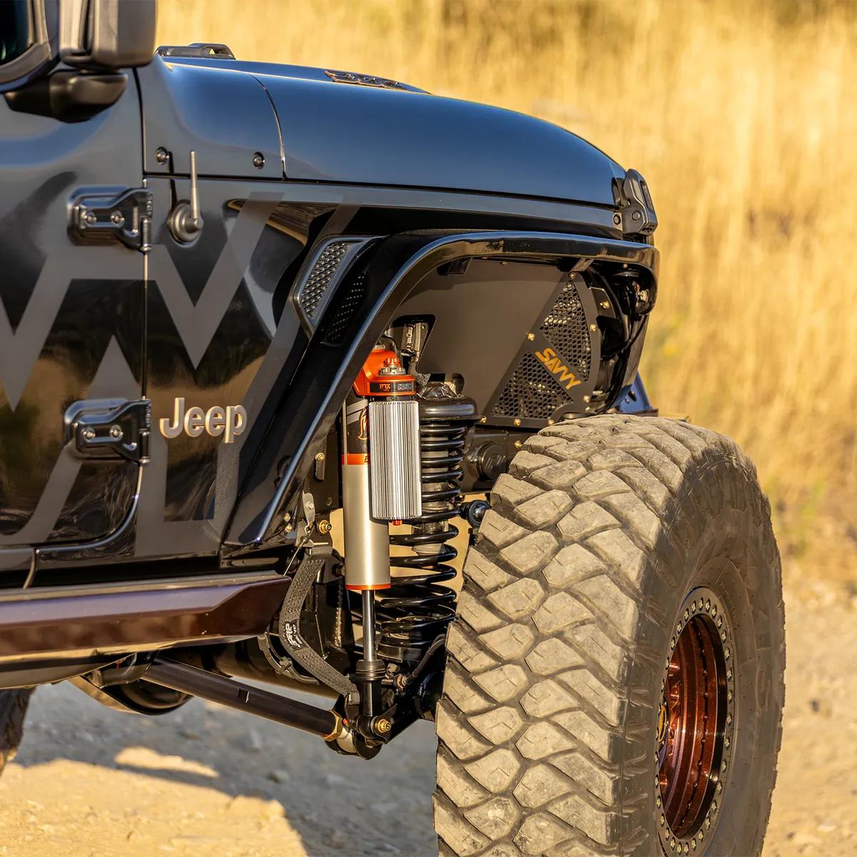18c Wrangler/20c Gladiator Front Inner Fender Liner Raw product image