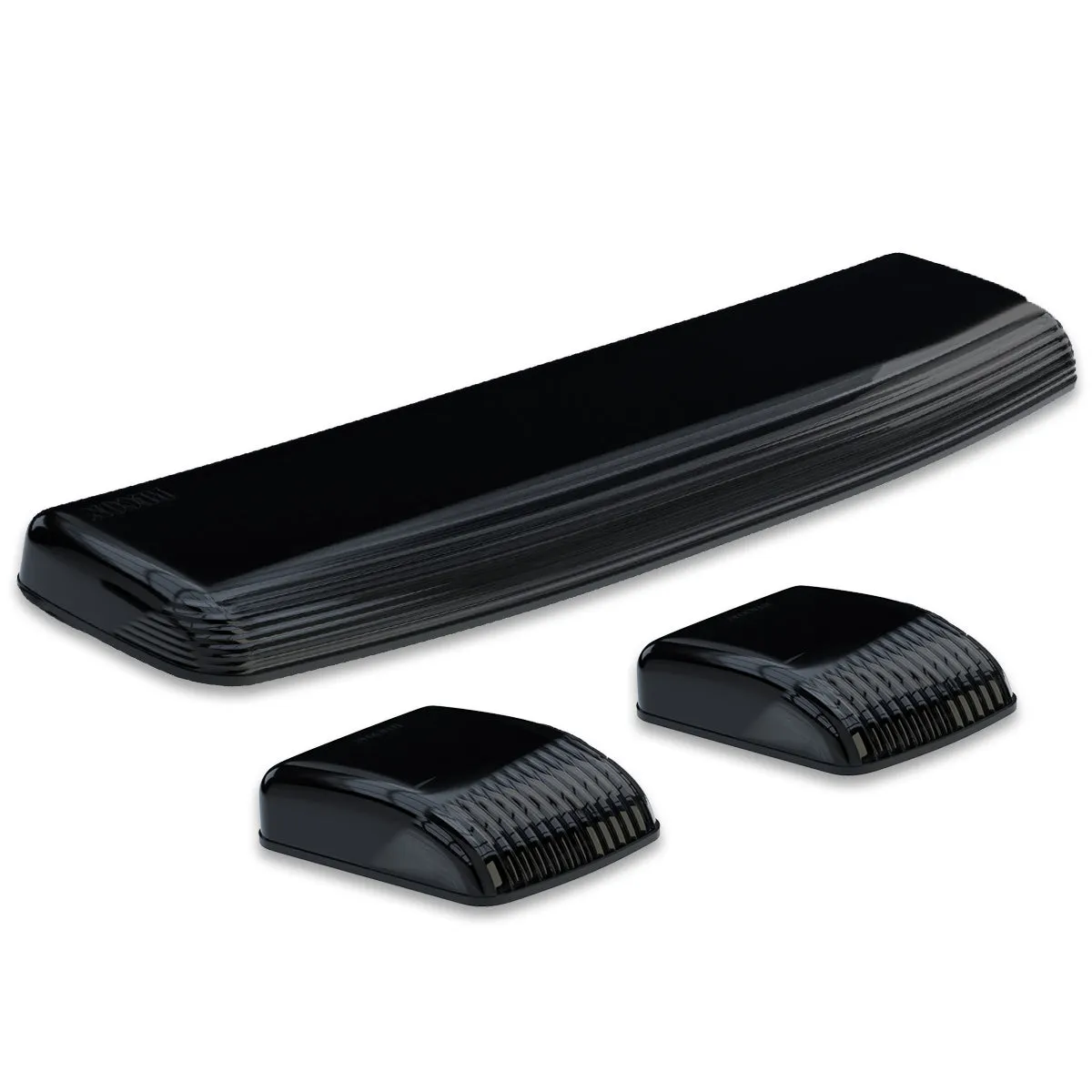 GMC and Chevy 15-19 3rd GEN Body Style Heavy-Duty 3-Piece Set Smoked Cab Roof Light Kit with White and Amber Strobe product image