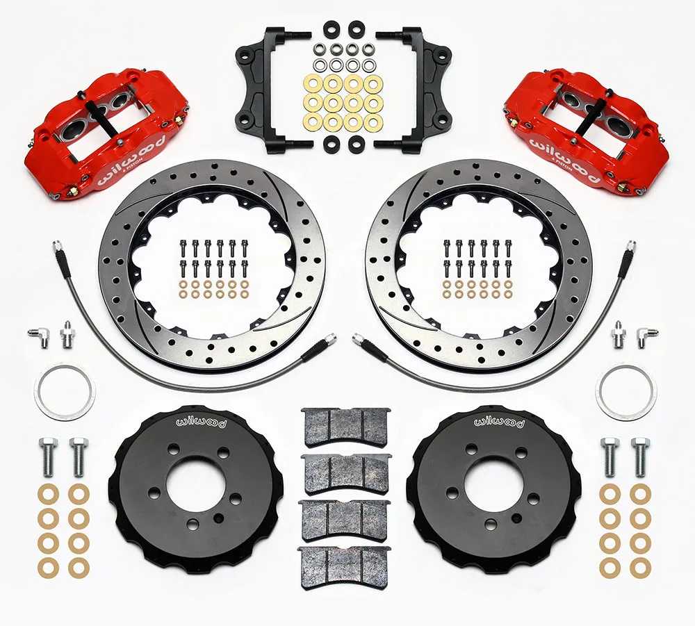 2005 - 2014 Audi, Volkswagen Forged Narrow Superlite 6R Big Brake Front Brake Kit (Hat) - 140-12789 product image