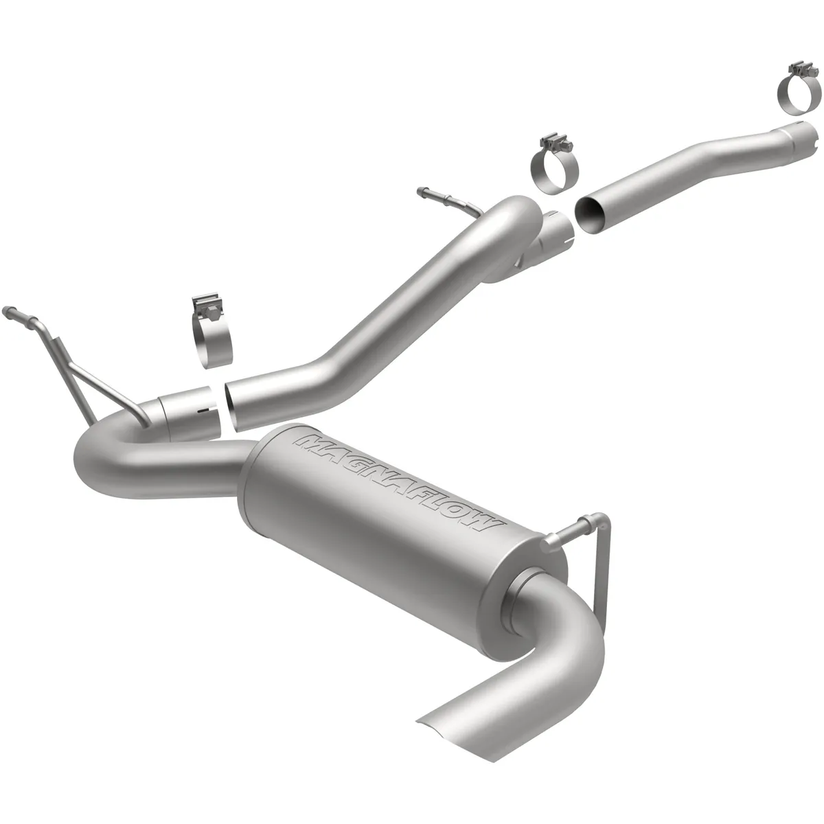 MagnaFlow 2018 Jeep Wrangler JK 3.6L | 2012-2017 Jeep Wrangler 3.6L Competition Series Cat-Back Performance Exhaust System 15118 product image