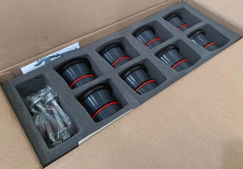 Silicone Body Mount Kit For 99-03 Ford F-250F-350F-450F-550 5.4L 6.8L 7.3L Crew Cab 8 Pc SB product image