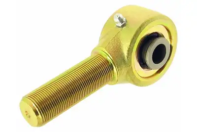 Rock Jock Narrow Forged Johnny Joint 2 Inch 1.615 Inch X 0.718 Inch Ball 7/8 Inch-14 Right Hand Threaded Shank Externally Greased Each RockJock 4x4