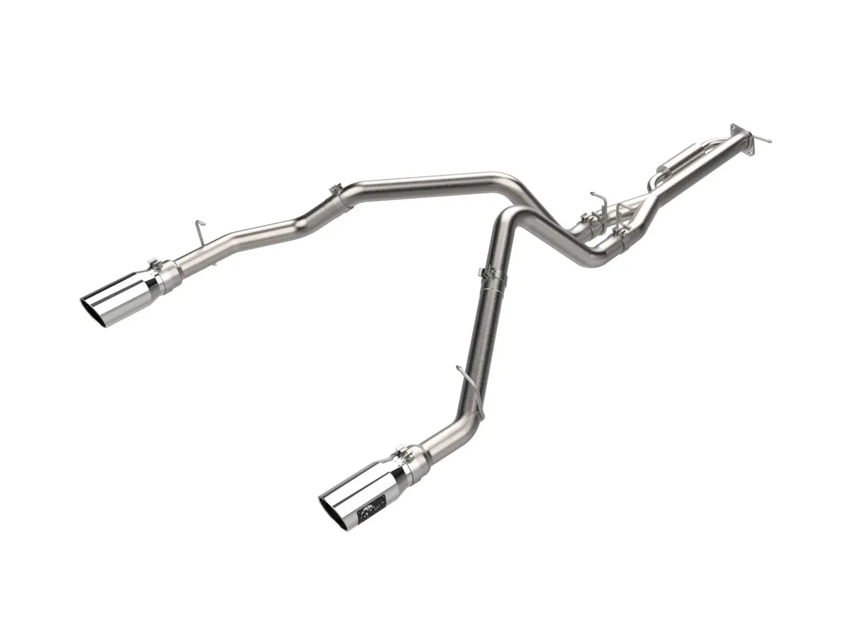 AFE Power Vulcan Series 3 IN 304 Stainless Steel Cat-Back Exhaust System w/ Polished Tips RAM 1500 25-26 L6-3.0L (tt) 49-32088-P 49-32088-P product image