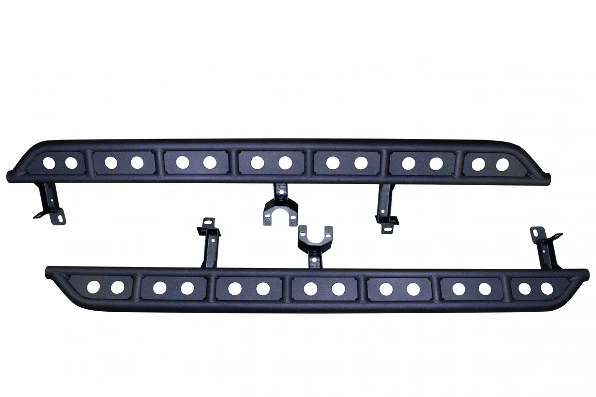 20c Gladiator Step Sliders Black Textured Powder Coat 0.120in Steel product image