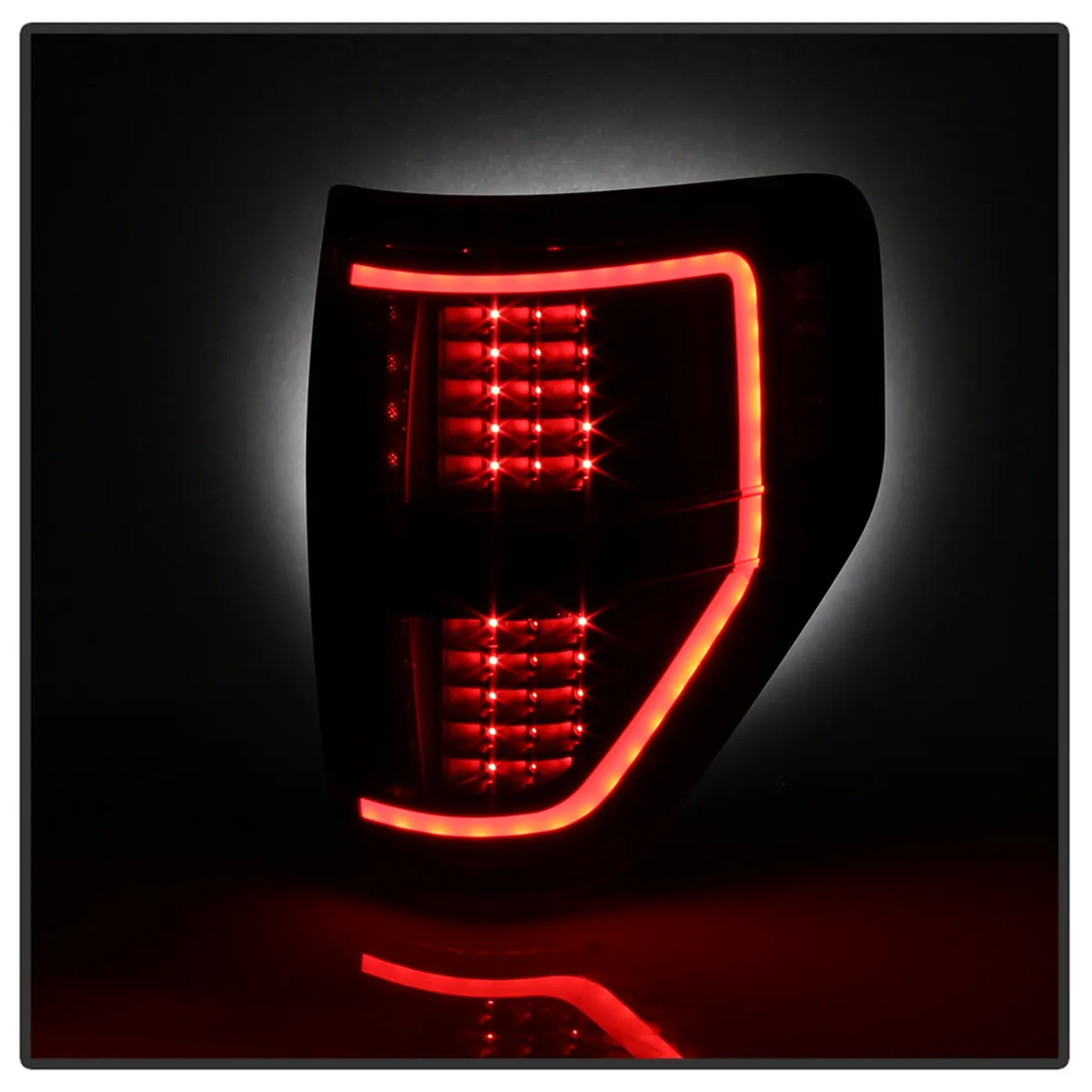 0914 F150light Bar LED Tail Lights Black product image