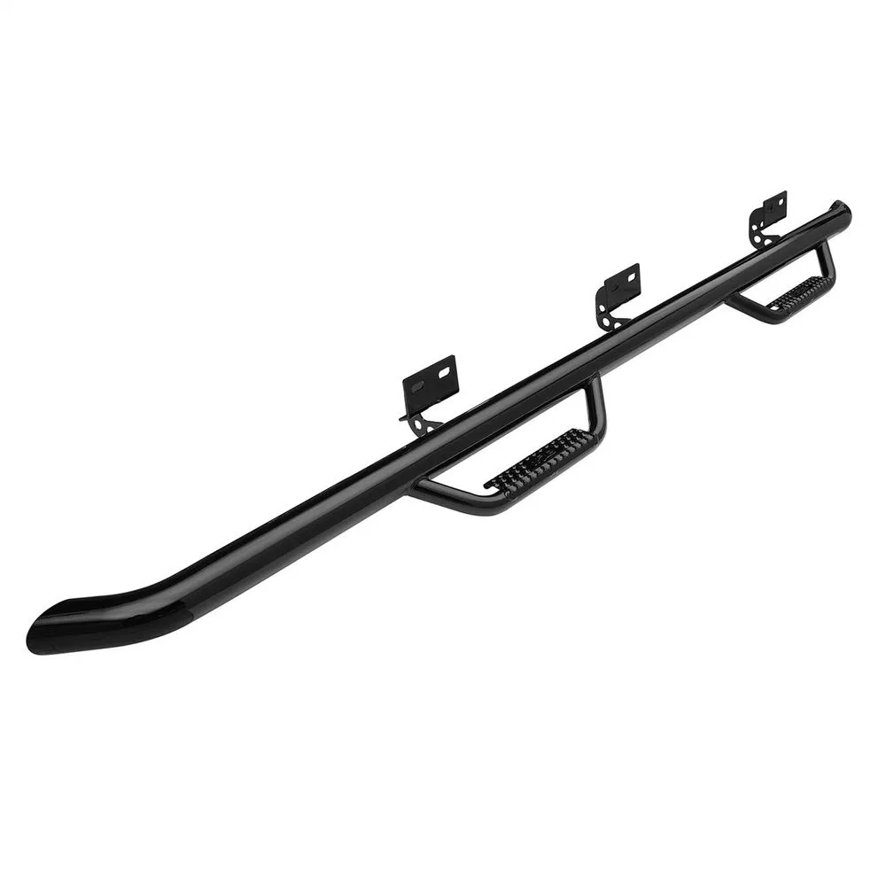 1523 F150 Crew Cab Nerf Step Wheel to Wheel; 3in Tube; Black Powder Coat product image