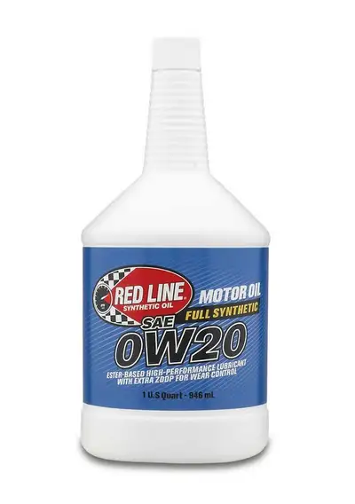 Red Line Oil 0W20 Synthetic Oil 1 Quart Red Line Oil