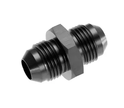 Redhorse Performance 08 Male to Male 3/4 x 16 An/Jic Flare Union Black