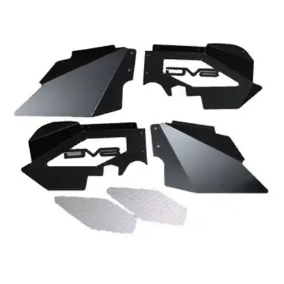DV8 Offroad DV8 Offroad Aluminum Front Inner Fenders Black - JK