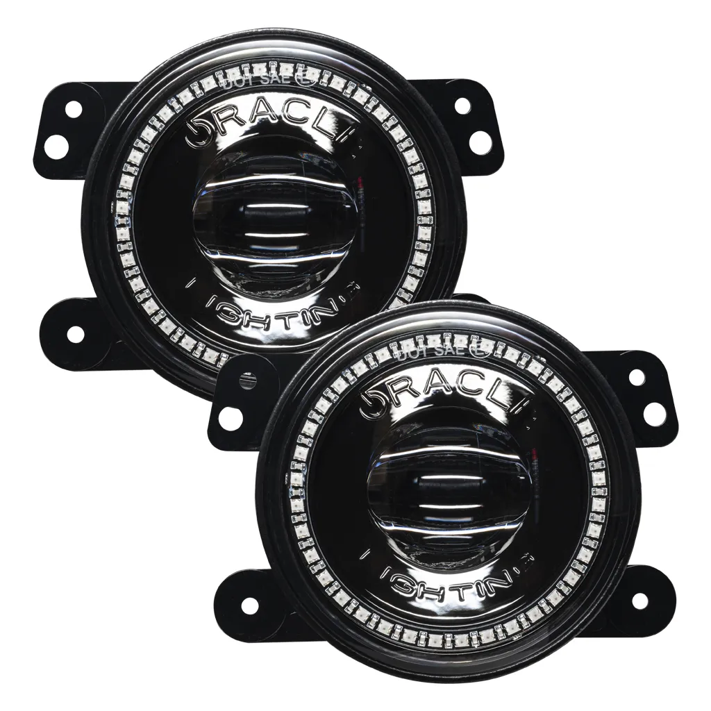 ORACLE Lighting Jeep Wrangler JK/JL & Gladiator JT High Performance 20W LED Fog Lights - Dynamic ColorSHIFT product image