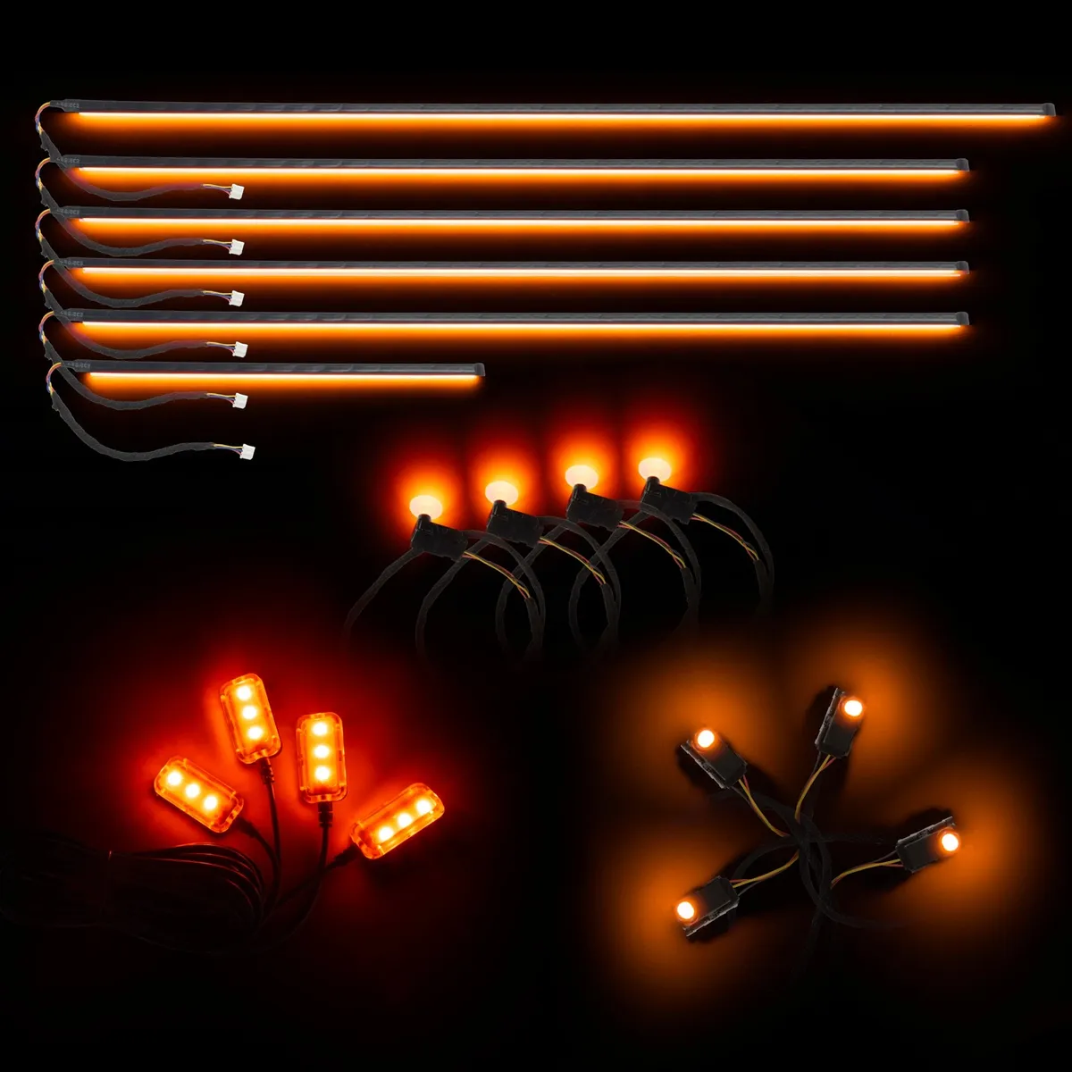 Oracle Lighting Dynamic ColorSHIFT 18 Piece Universal Full LED Interior Dash Board Kit 4240-332 product image