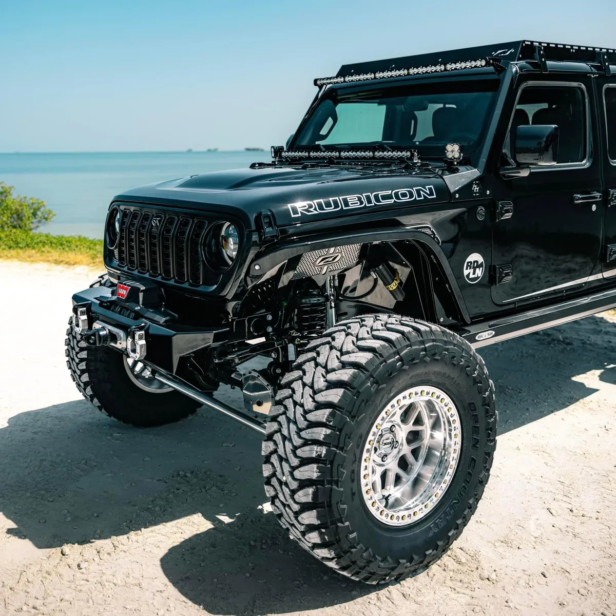 Motobilt Front Inner Fenders Aluminum for Jeep JL / JLU / JT Gladiator