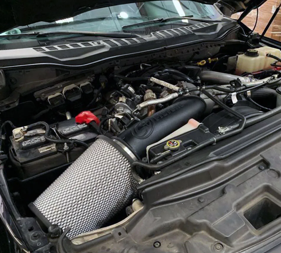 17-19 Ford F250 F350 V8-6.7L Powerstroke Diesel Open Air Intake Dry Cleanable Filter product image