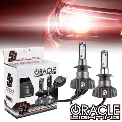 Oracle Lighting Oracle Lighting S5232-001 H7 S3 LED Headlight Bulb Conversion Kit, 6000K