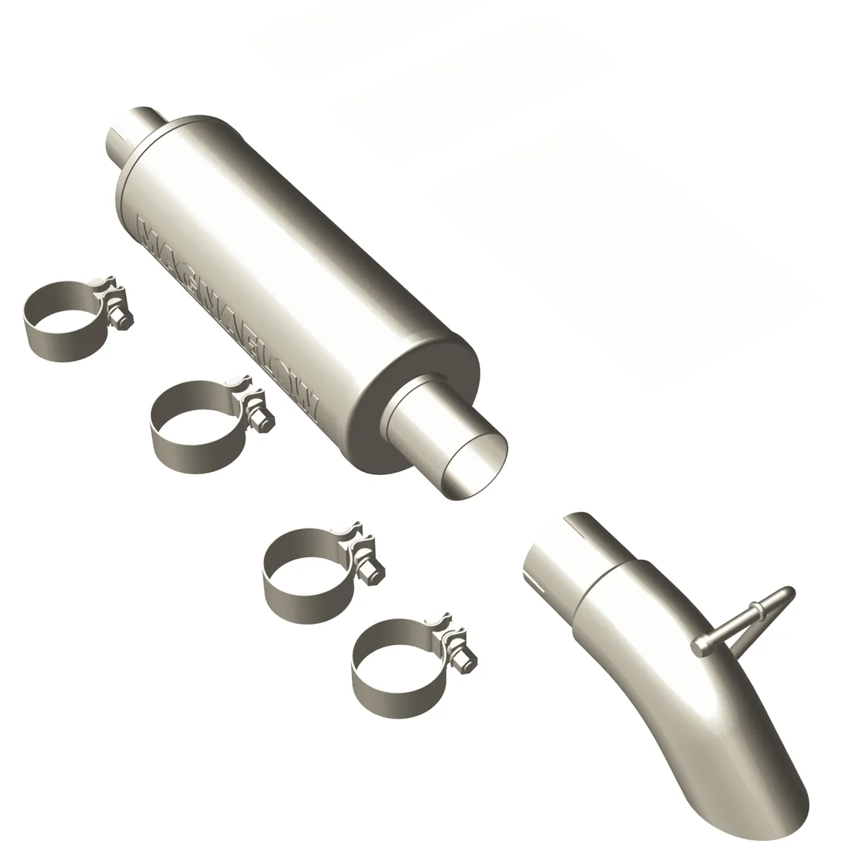 MagnaFlow Exhaust Products 9799 Jeep Wrangler 2.5/4.0 Off Road Pro Series Catback System