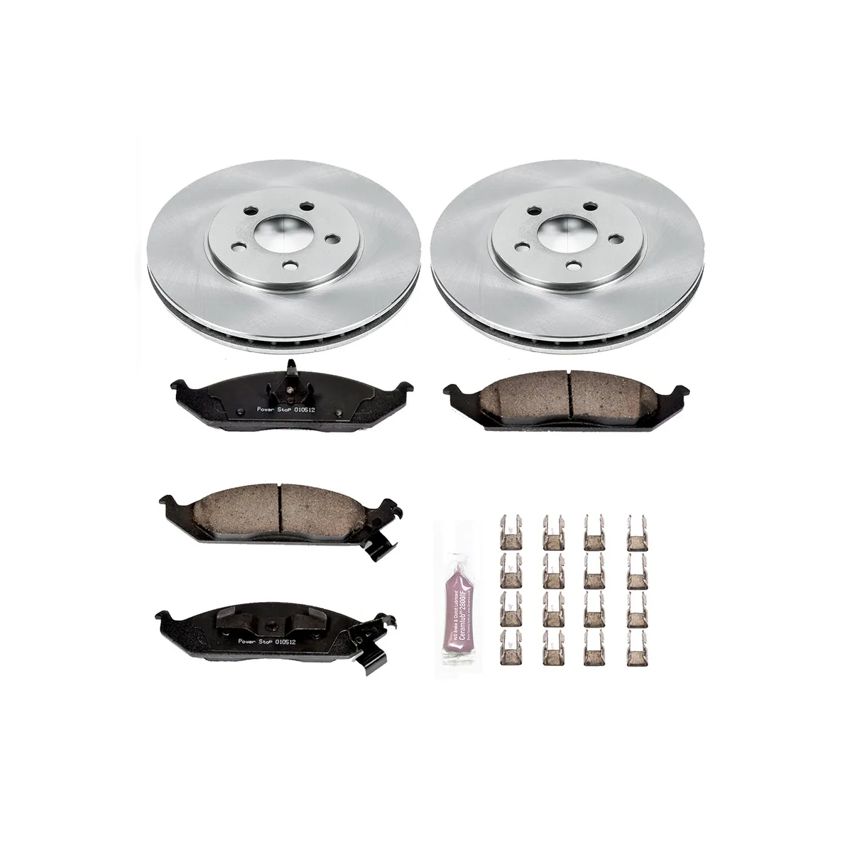 Autospecialty Brake Kit Front 1995-2000 Chrysler Cirrus 1995-2000 Dodge Stratus 1996-2000 Plymouth br product image